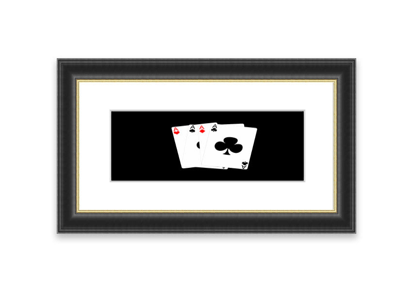 Aces High Cornwall framed print showcasing vibrant colors and intricate details, ready to hang on a wall.